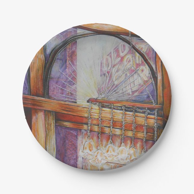 Wir fliegen alle Motten um das gleiche Licht. Pappteller (Vorderseite)