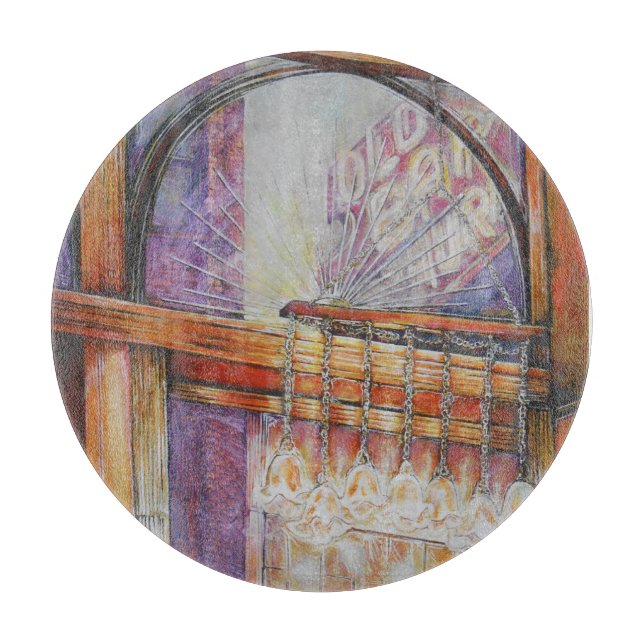 Wir fliegen alle Motten um das gleiche Licht. Schneidebrett (Vorderseite)