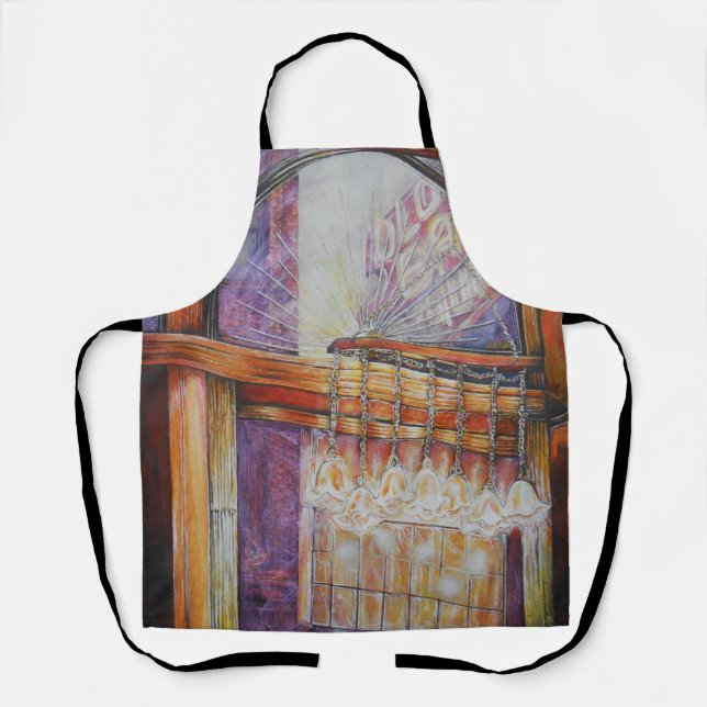 Wir fliegen alle Motten um das gleiche Licht. Schürze (Vorderseite)