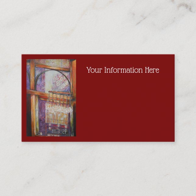 Wir fliegen alle Motten um das gleiche Licht. Visitenkarte (Vorderseite)