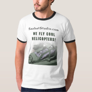 Wir fliegen coole Hubschrauber T-Shirt