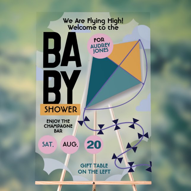 Wir fliegen eine Niedliche Kitesurfdusche Acrylschild (Neutral)