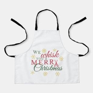 Wir flüstern dir eine fröhliche Weihnachtsküche Schürze