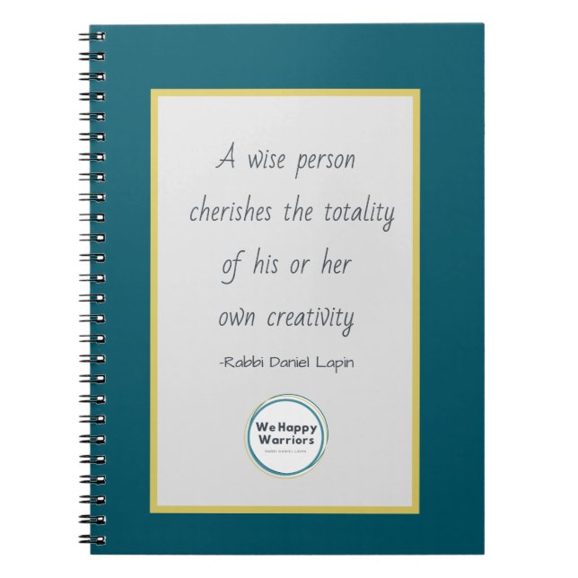 Wir freuen uns, Warriors Notebook Notizblock (Vorderseite)