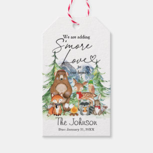Wir fügen S'more Love Woodland Theme Geschenkanhän Geschenkanhänger