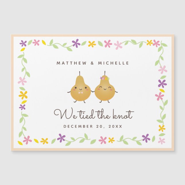 Wir gaben die Verkündung der nicht nur verheiratet Magnetkarte (Vorderseite)