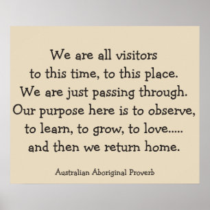 Wir geben Zuhause Poster zurück