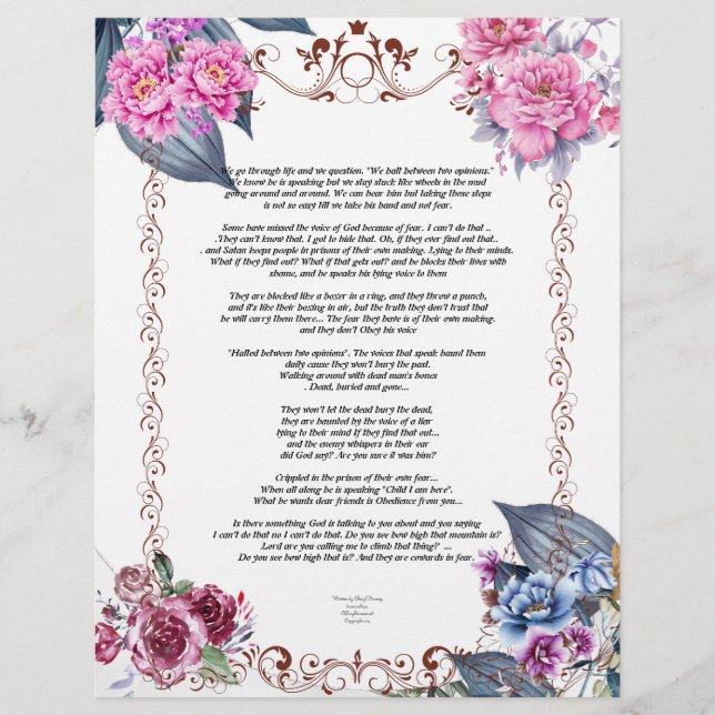 Wir gehen durch das lebenslange Leinenpapier (Vorderseite)