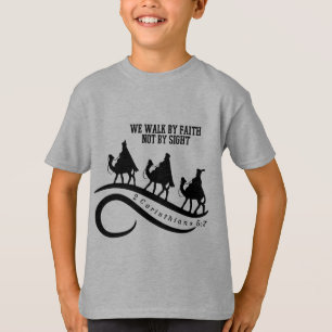 Wir gehen durch Glauben nicht durch T-Shirt