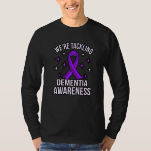 Wir gehen gegen Demenz-Bewusstsein Alzheimer-Zweck T-Shirt