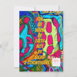 Wir gehen im Glauben, nicht im Schauen Karte