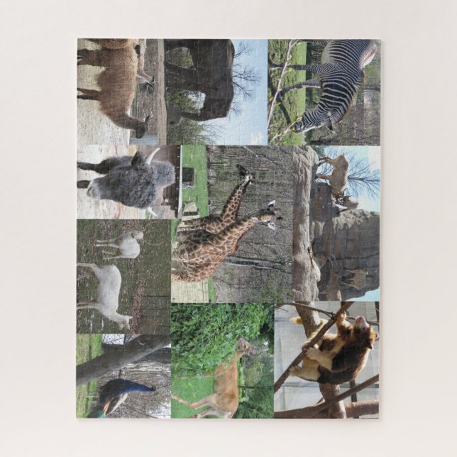Wir gehen in den Zoo Puzzle (Vertikal)