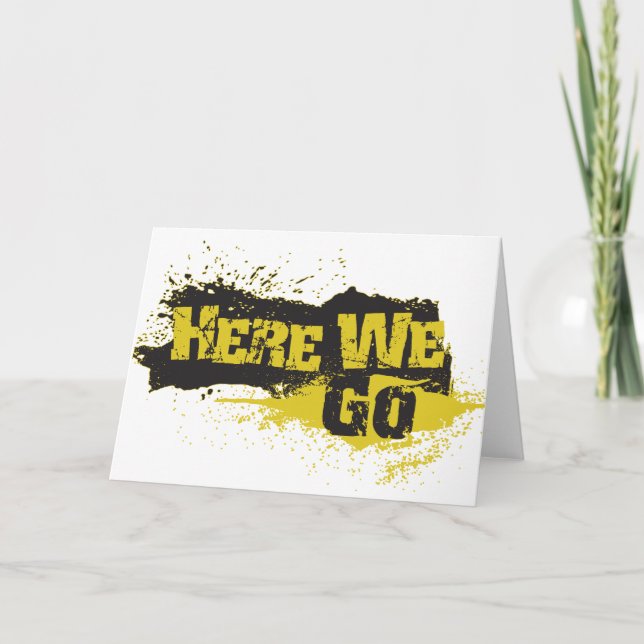 Wir gehen karte (Vorderseite)