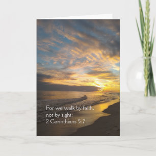 Wir gehen mit Glauben Karte