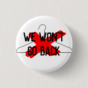 Wir gehen nicht zurück (Bügelhaken) Button