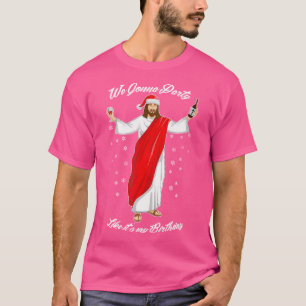 Wir gehen Party wie sein Geburtstag Jesus Wein T-Shirt