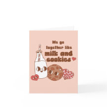 Wir gehen zusammen wie Milch und Kekse Valentins