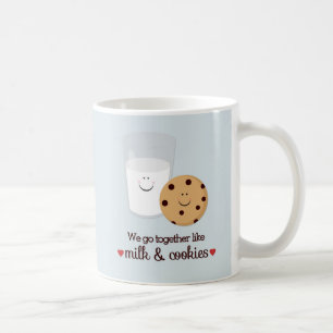 Wir gehen zusammen wie Milch und Tasse