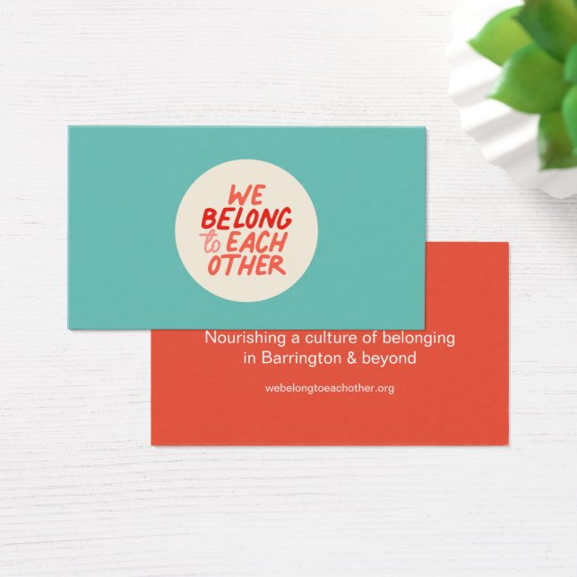 Wir gehören einander an - Calling Card (Schreibtisch)