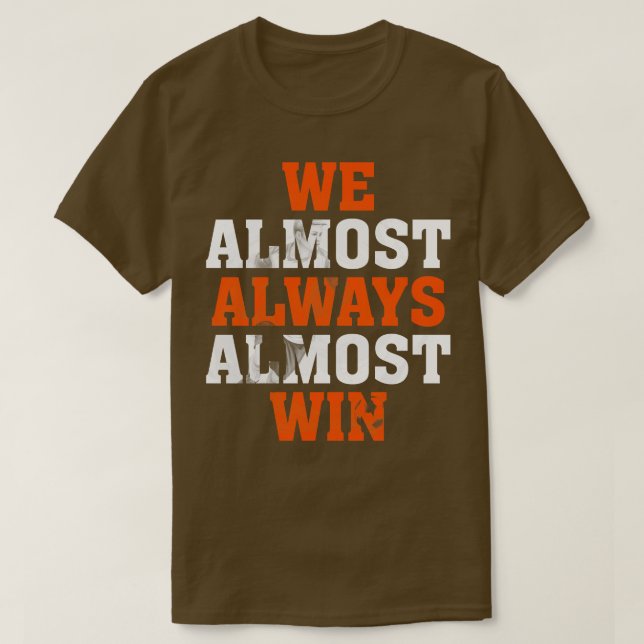 Wir gewinnen fast immer Funny Fans 1 T-Shirt (Design vorne)