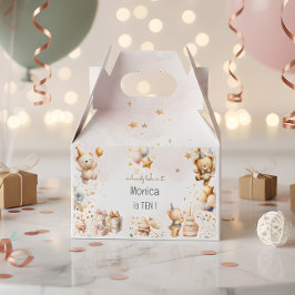 Wir glauben früh, königliche Teddy Bär Kindergebur Geschenkschachtel