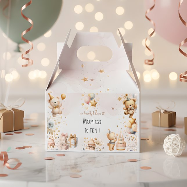 Wir glauben früh, königliche Teddy Bär Kindergebur Geschenkschachtel (Von Creator hochgeladen)