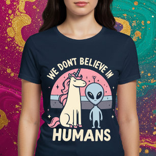 Wir glauben nicht an den Menschen Tri-Blend Shirt