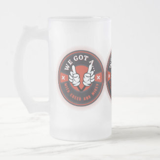 WIR GOT A MATTGLAS BIERGLAS