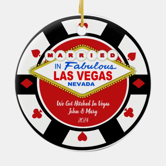 Wir Got in Vegas Ornament (Hinten)