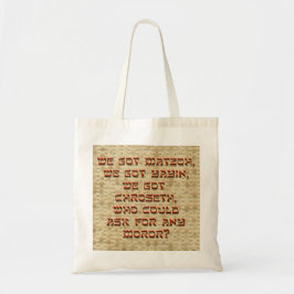 Wir got Matzoh… Taschen-Tasche Tragetasche