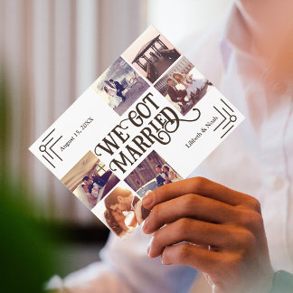 Wir Got Verheiratet, Eloptionspasse Postkarte