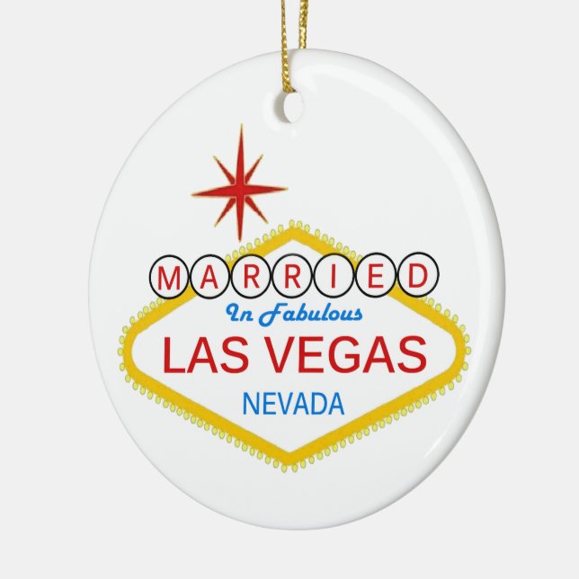 Wir Got Verheiratet in Las Vegas Ornament (Links)