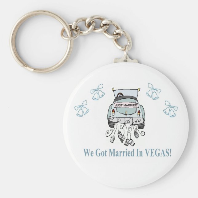 Wir Got Verheiratet in VEGAS Schlüsselanhänger (Vorne)
