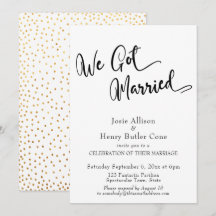 Wir Got Verheiratete Hochzeitsempfehlung, Goldschm
