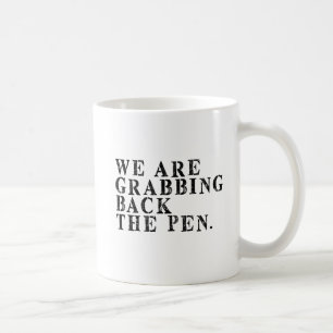 Wir greifen den Pen zurück Kaffeetasse