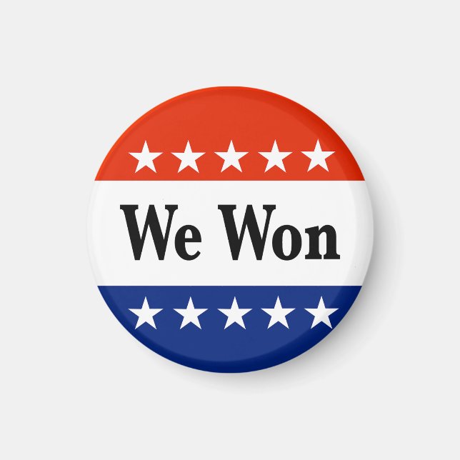 Wir haben 2026 Wahlen gewonnen Magnet (Vorne)