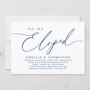 Wir haben also ein romantisches Hochzeitsfeier-Par Einladung