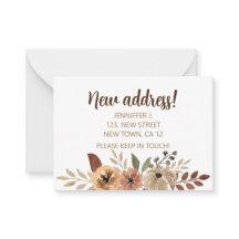 Wir haben Aquarellbraun-Flora-Blätter verschoben