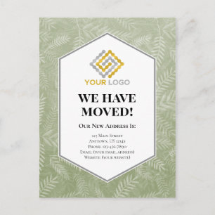 Wir haben Bewegung Ankündigung Grüne Fernen versch Postkarte