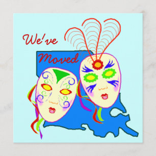 Wir haben Bewegung Moved Louisiana LA New Orleans  Ankündigung