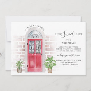 Wir haben Boho Red Door bewegt Ankündigung