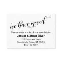 Wir haben Chic Script Typografy Handout Card versc