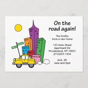 Wir haben Cityscape 5x7 Einseitige Karte verschobe