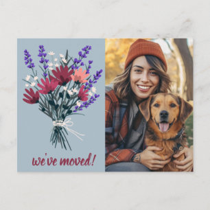 Wir haben CUSTOM FOTO Wildblume Bouquet Postkarte