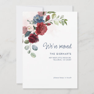 Wir haben das elegante Blumenmoving bewegt Ankündigung