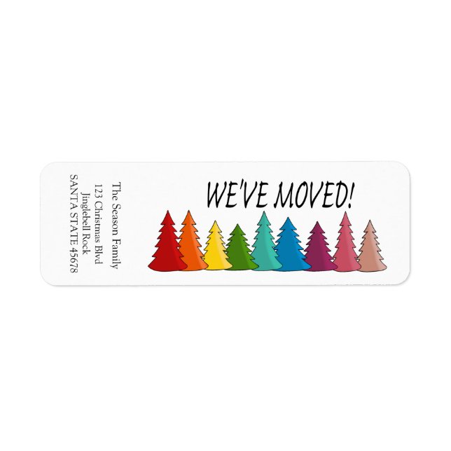Wir haben das Ferienlabel "Rainbow" (Vorne)