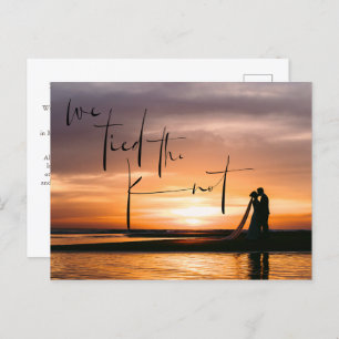 Wir haben das Foto der Aufkündigung der Entlassung Ankündigungspostkarte