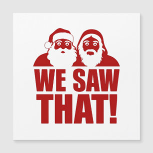 WIR HABEN DAS GESEHEN! Der Weihnachtsmann und Jesu Magnetkarte