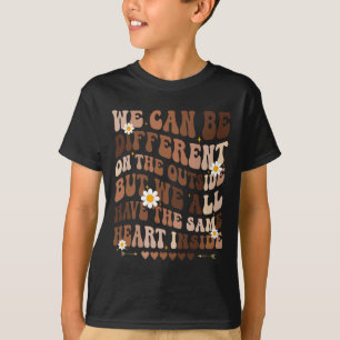 Wir haben das gleiche Herz innerhalb des Schwarze T-Shirt