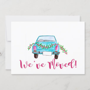 Wir haben das klassische Weihnachtsauto bewegt Einladung